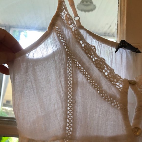 TOPSHOP Lace Frill Midi Dress - Picture 5 of 12